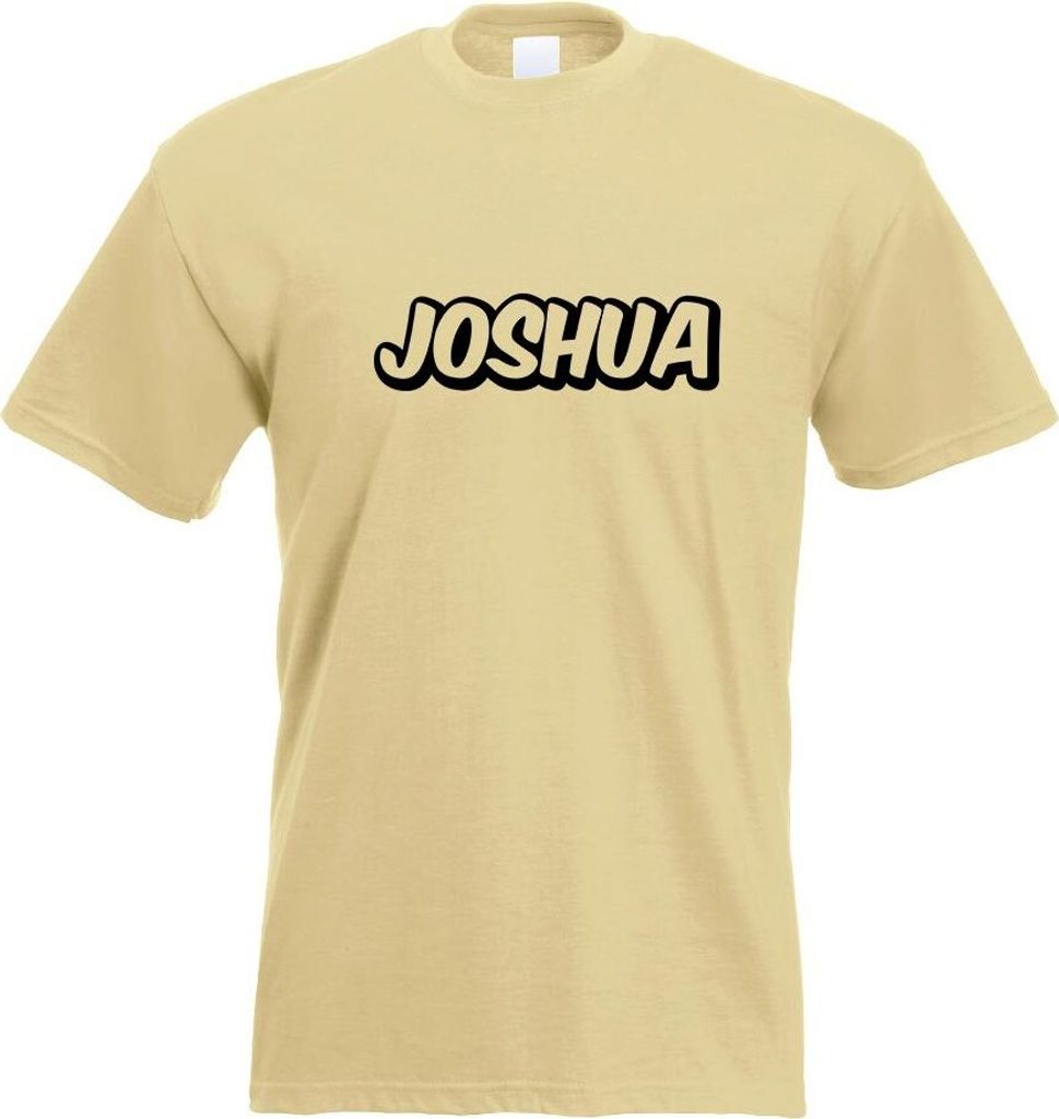 Kiwistar - T-Shirt - Khaki - Joshua Vorname Jungen Motiv Bedruckt Funshirt Design Print - mit Motiv Bedruckt - Funshirt Design - Sport - Freizeit -...