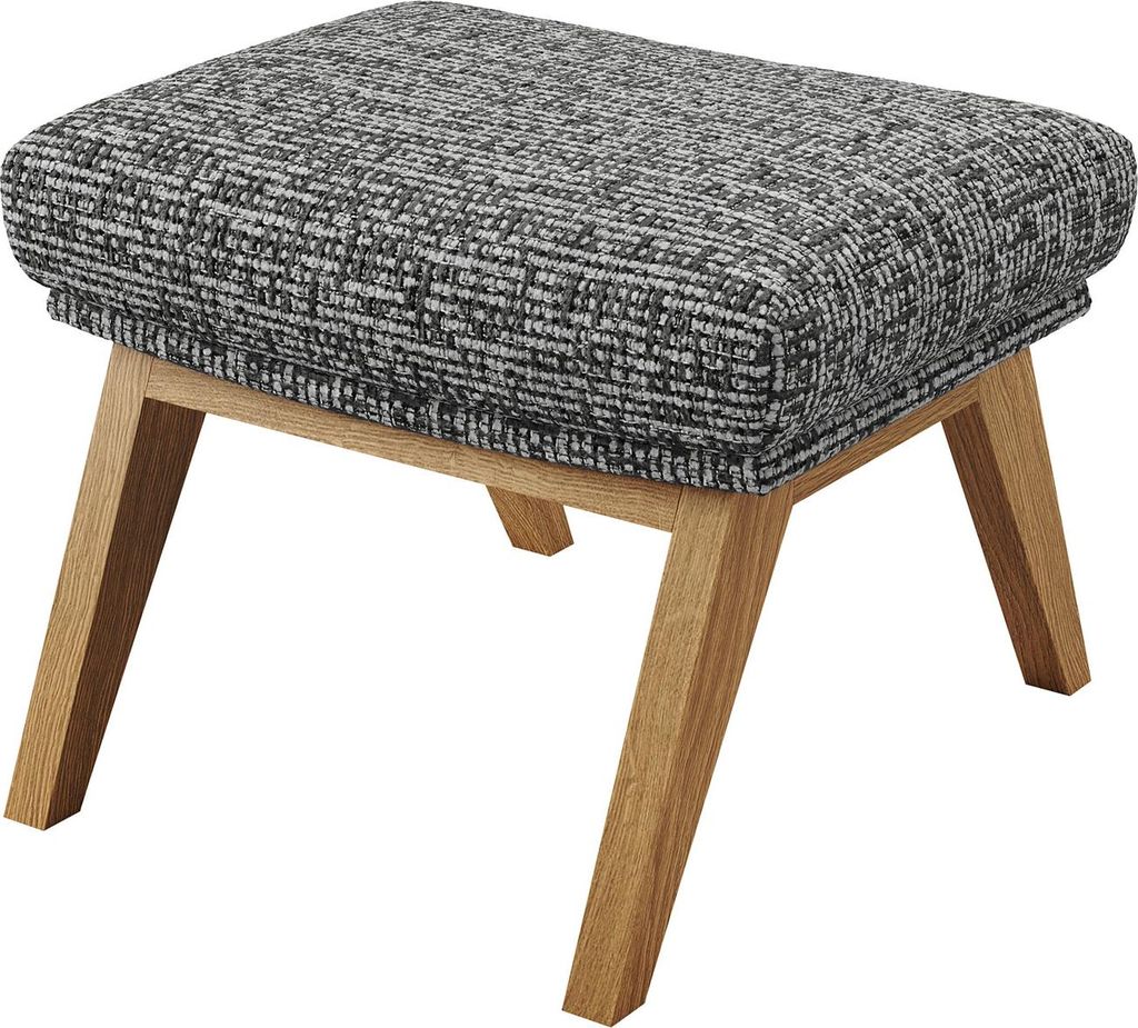 HOCKER mit Holzfüßen