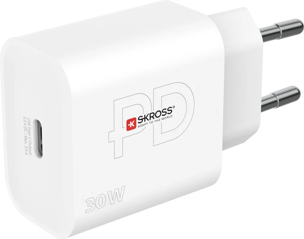 Bloc prise USB 15W 5V pour recharger smartphone et montre connectée EU
