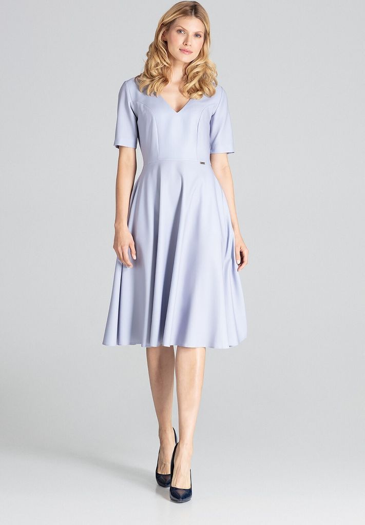 Figl Midikleid für Frauen Rabyang grau M