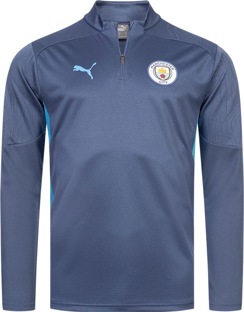 Puma MCFC Manchester City Training 1/4 Zip Shirt Gr. XS