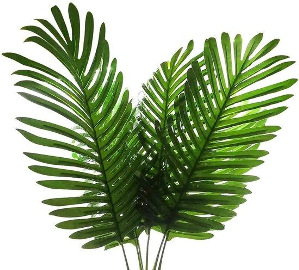 Grands Palmiers Artificiels Verts Lot de 5 avec Feuillage Haute Densité