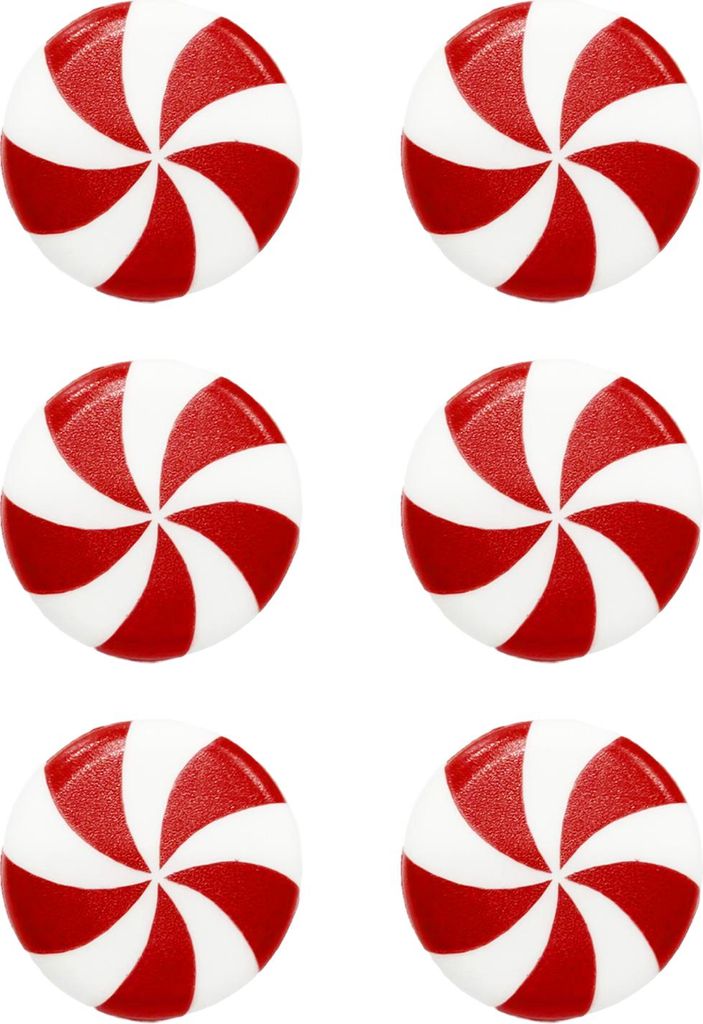 Kürbis-Türknauf-Abdeckungen, Halloween-Weihnachts-Schrankgriffe, rot-weißes Wirbel-Bonbon-Design, Schrankgriffe, einfach anzubringen, Weihnachts...