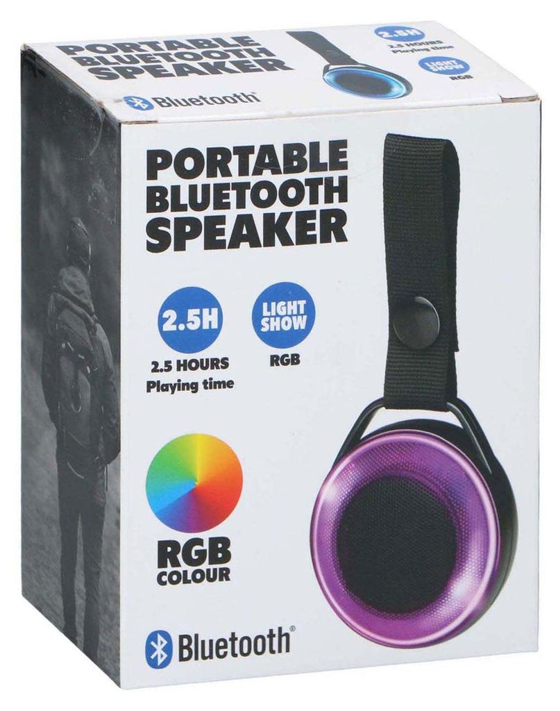 Bluetooth-Lautsprecher mit Beleuchtung, tragbar