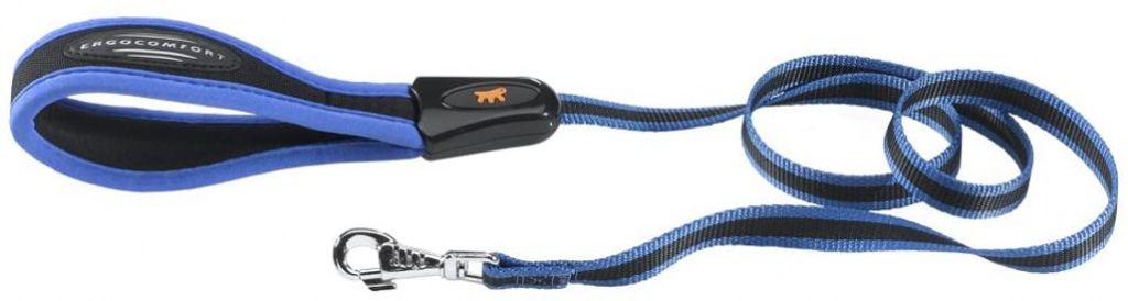 hundeleine Ergocomfort G20 120 cm Nylon schwarz/blau