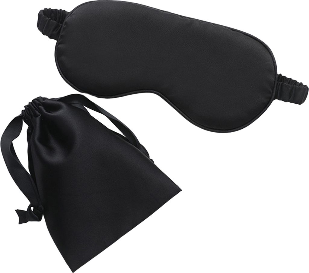 Eye Patch Skin-Touch Kein Augendruck bequeme atmungsaktive effektive starke Schattierung mit Aufbewahrungsbeutel Schlaf Silky Eye Cover Schlafzimme...