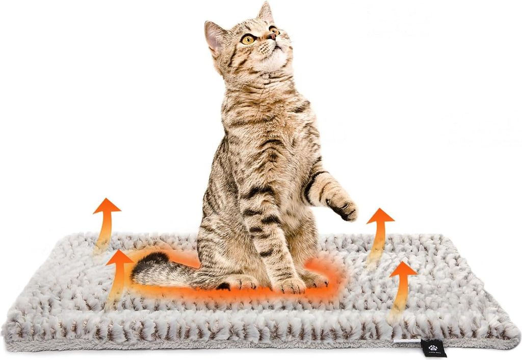 Wärmedecke Katze Selbstheizende Katzendecke Selbstwärmend Decke für Katze Heizdecke Ohne Strom, Katzendecke Flauschig & Weich, Wendbar - Doppelt...