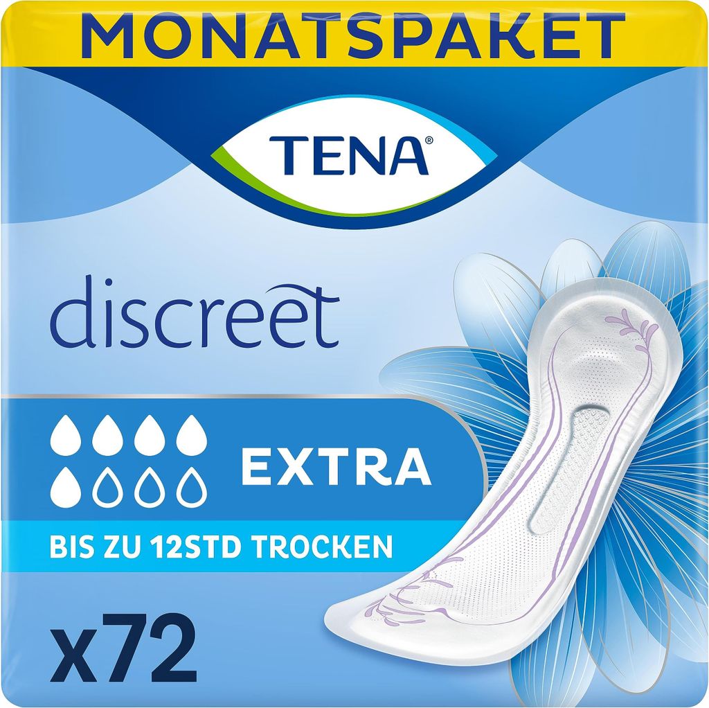 Tena Discreet Extra - Protège-slips pour fuites urinaires Image du produit 