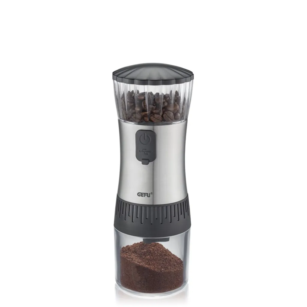 Moulin à café en acier inoxydable Gefu G16333 à mouture réglable