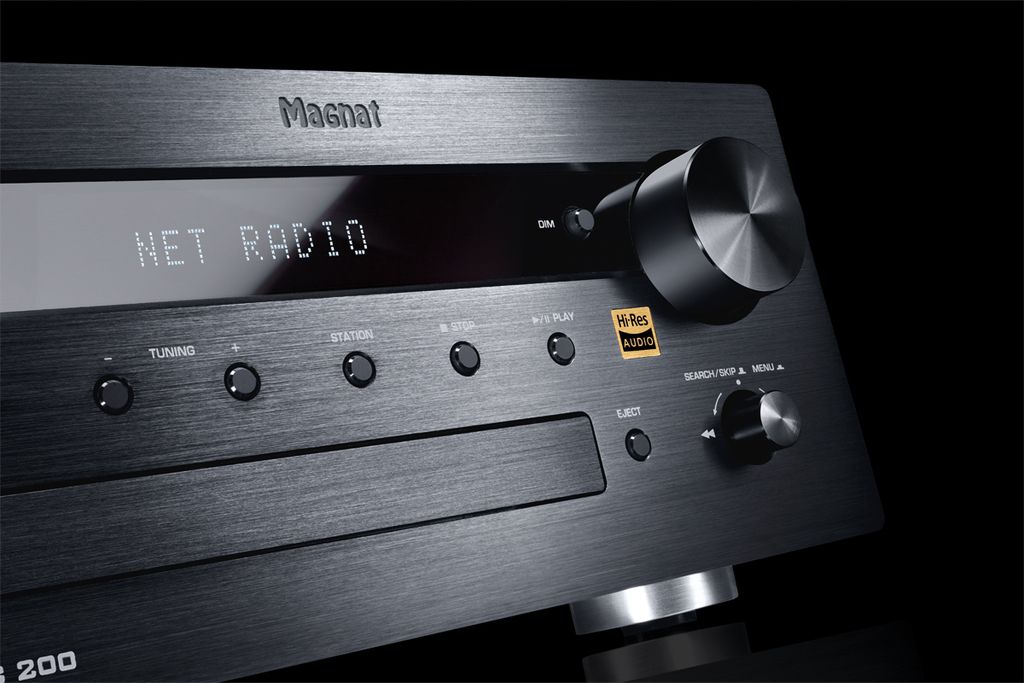 Magnat MC 200, schwarz - kompakter Stereo-Netzwerk-Receiver Produktbild 
