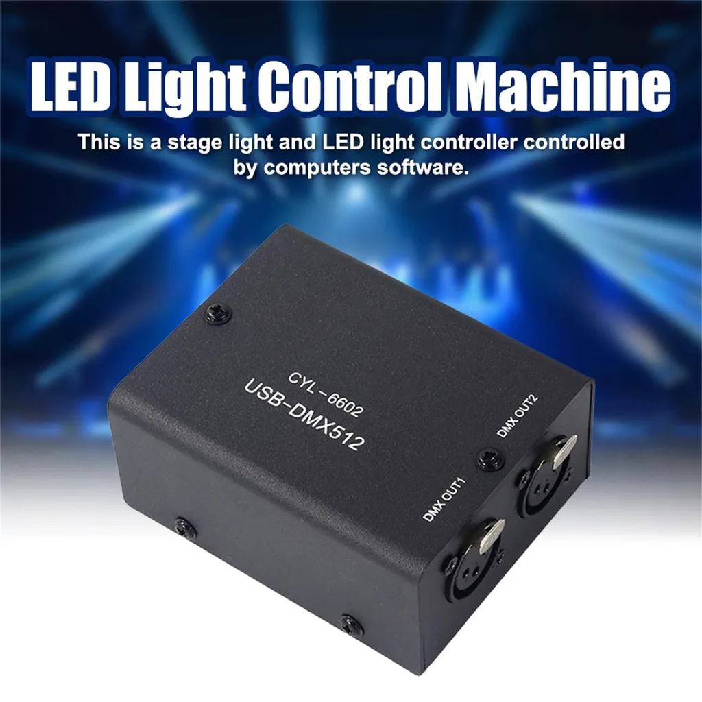 Interface USB vers DMX512 avec module décodeur LED et CD d'installation - 5