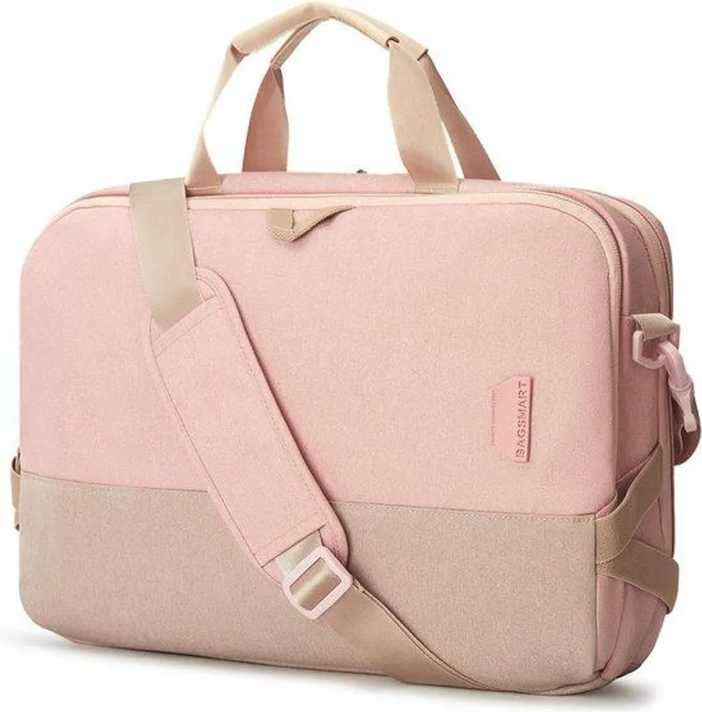 Sacoche ordinateur portable Rosa rose-1 avec bandoulière réglable