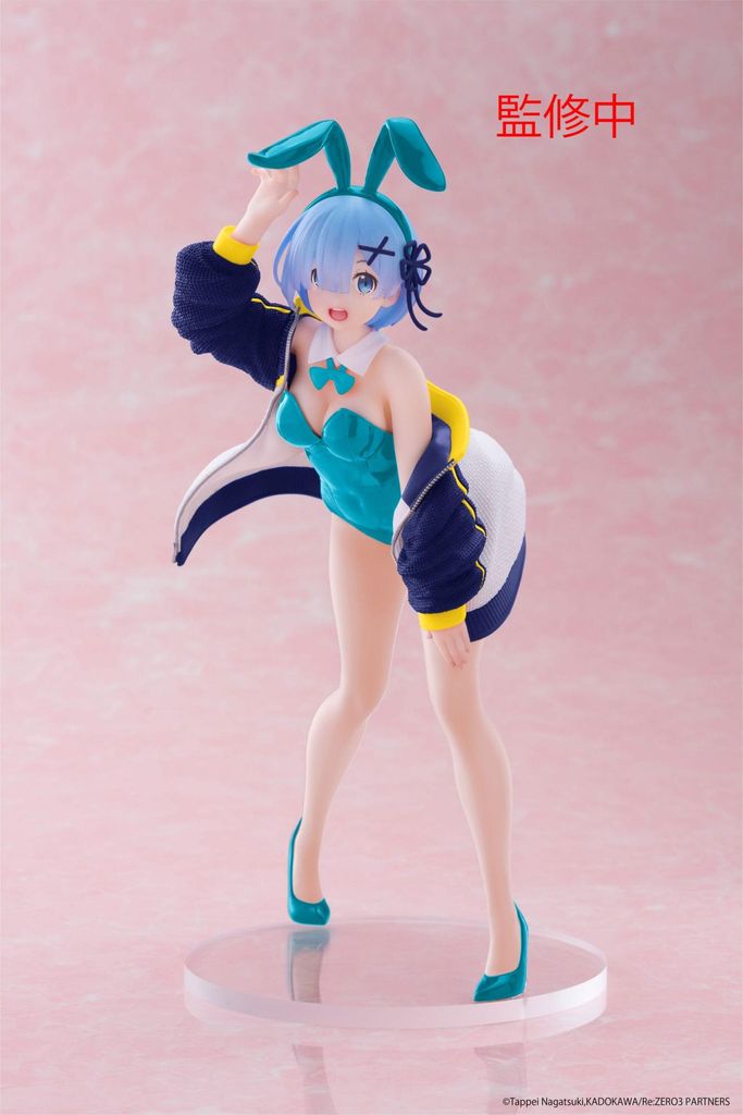 Taito - Re:Zero Starting Life in Another World Coreful Rem (Jacket Bunny Ver.) Renewal 18 cm