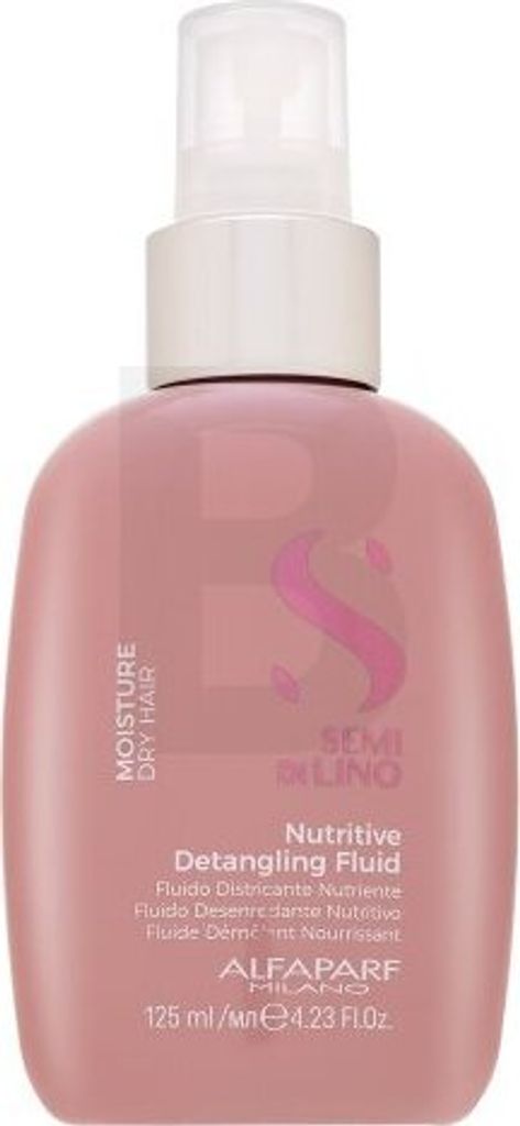 Alfaparf Milano Semi Di Lino Moisture Nutritive Detangling Fluid Pflege ohne Spülung zum einfachen Kämmen von Haaren 125 ml