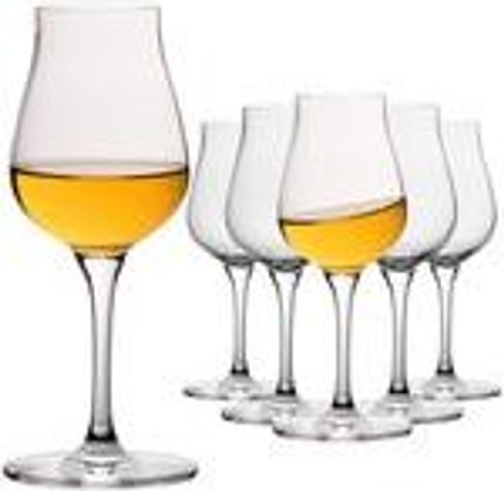 IMPERIAL Nosing Glas 110ml Tasting Glas für Whisky & Cognac Whiskeyglas aus Crystalline Glas Set 6 Stück Spülmaschinenfest