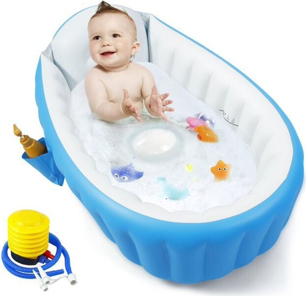 Tragbare aufblasbare Babybadewanne für Kinder und Produktbild 