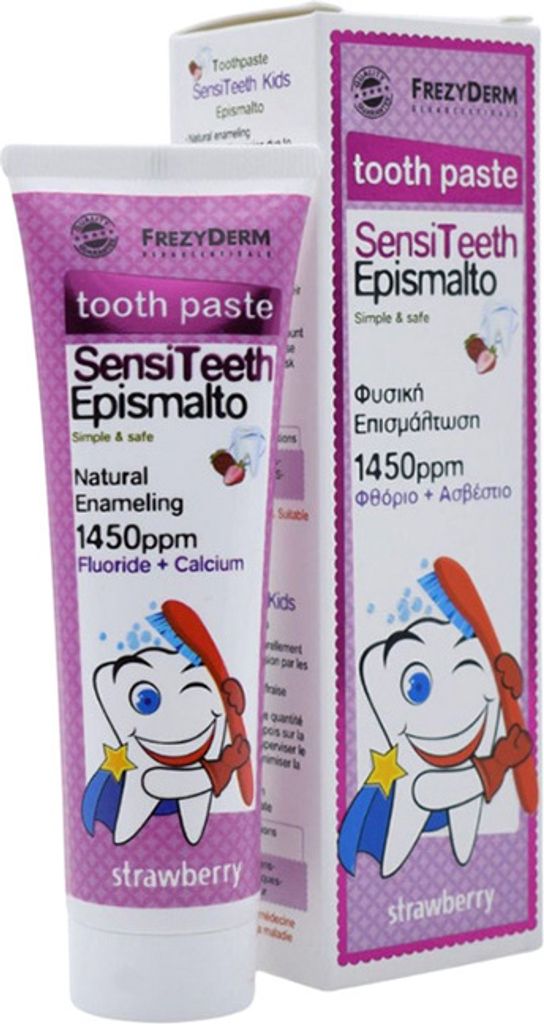 FREZYDERM SensiTeeth Epismalto Erdbeer-Zahnpasta 1450 ppm 50 ml