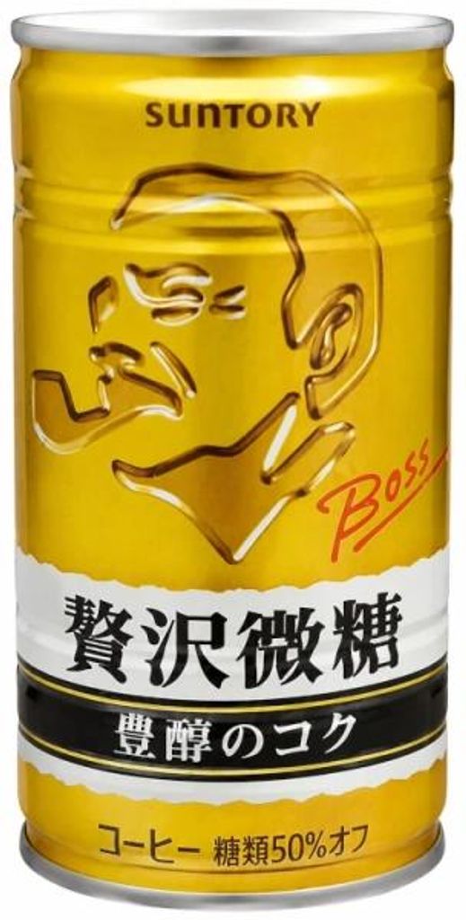 Suntory | Boss Kaffee Weniger Zucker - 185ml - Mit Milch - Produktbild 