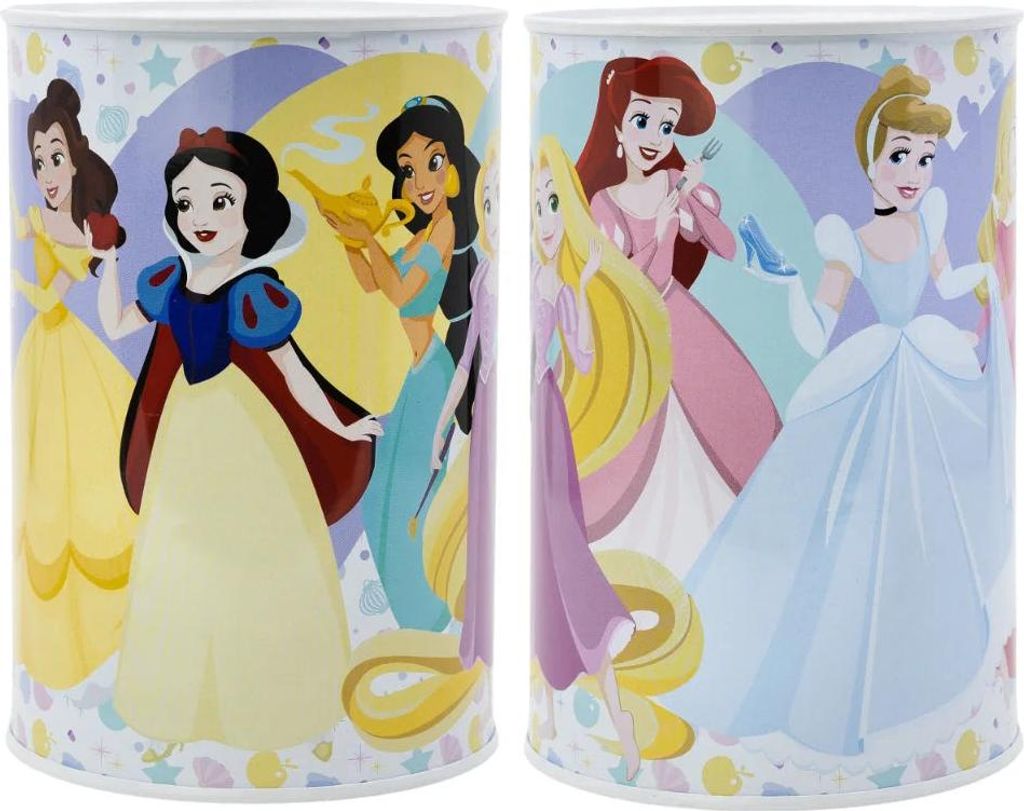 Disney Prinzessinnen Princess Kinder XL Spardose aus Weißblech 1000 ml