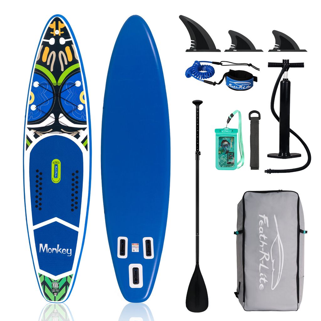 FunWater 350cm Aufblasbares SUP Board mit Luftpumpe, Produktbild 