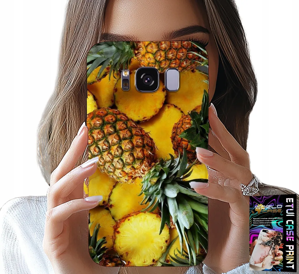 OFFERTA! Custodia Samsung S8 Frutta Ananas + Pellicola Omaggio