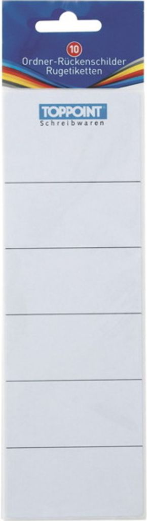50 (5x 10) Ordner Rückenschilder Ordneretiketten