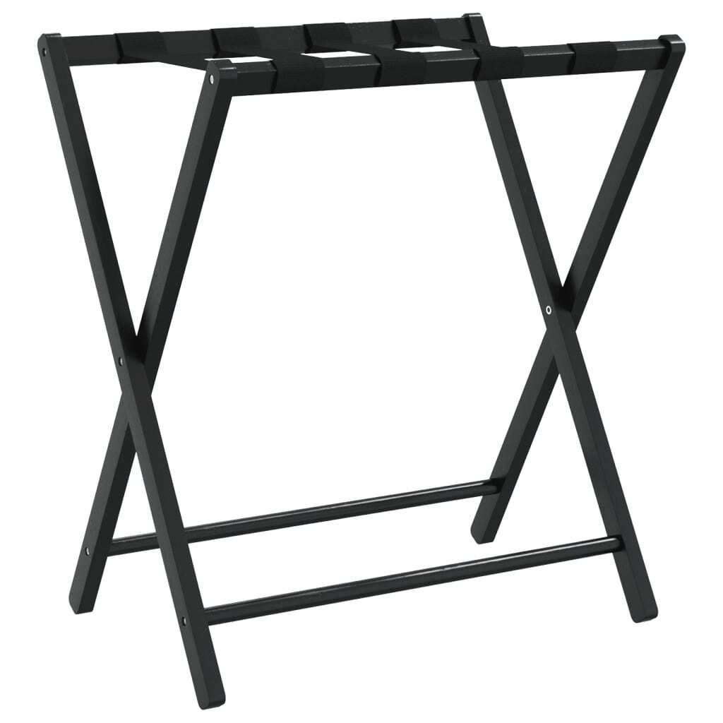 vidaXL Nosič batožiny čierny 68,5x38x58 cm Bambus Obrázok produktu 