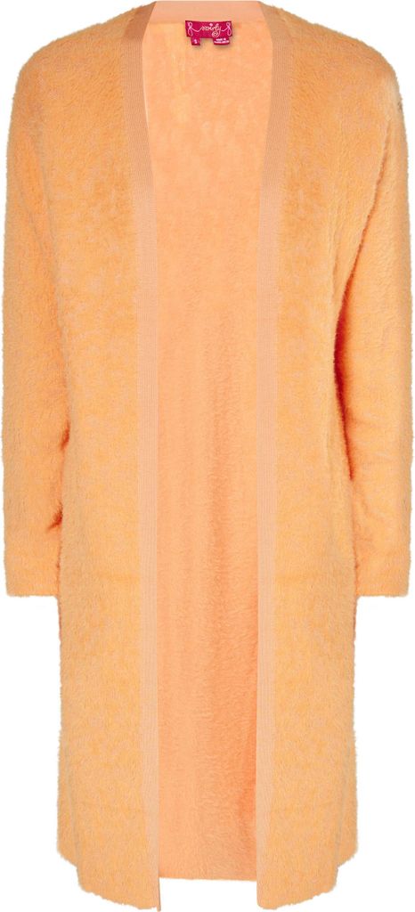 SWIRLY damen strickjacke - orange, XS