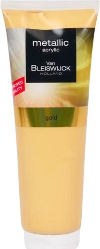 Malfarbe, Künstler, Van Bleiswijck Acrylfarbe Gold 250ml Produktbild 