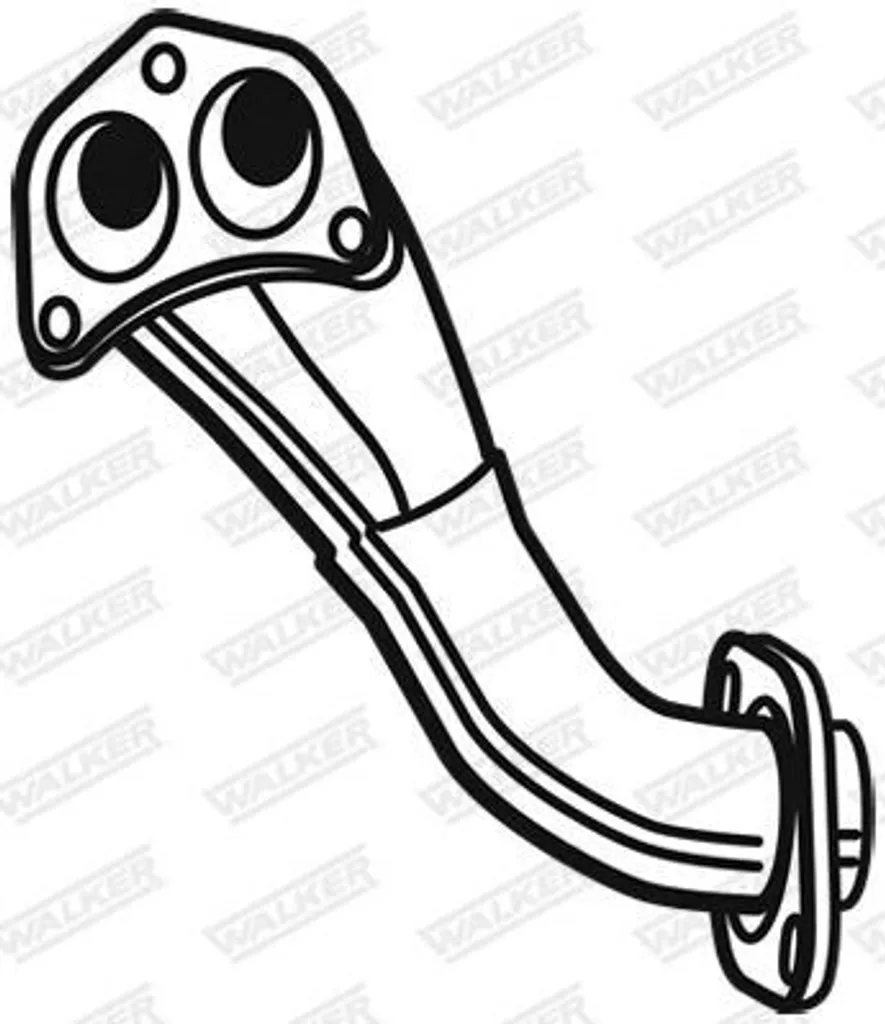 Tuyau de raccordement échappement 320mm compatible Ford Escort V à VII