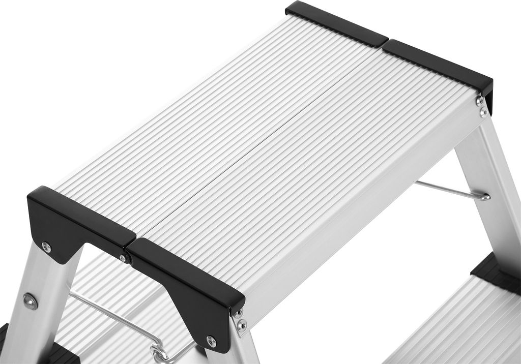 SONGMICS Leiter, Trittleiter, Aluleiter mit 3 Stufen, Produktbild 4