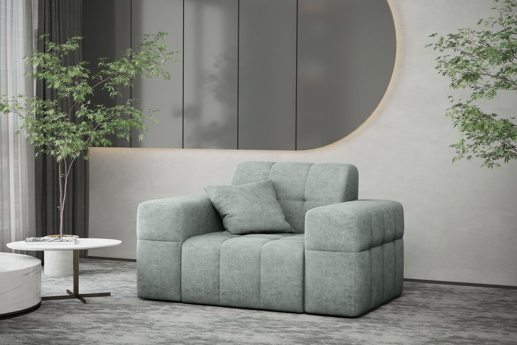 Kaiser Möbel Sessel serie NIMES stilvol viele farben Stoff Perfect Harmony Mintz