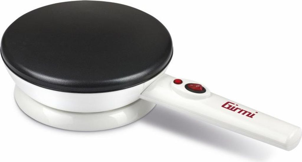 Girmi TS36 Elektrische Crepe-Pfanne 800W 20cm Platte Weiß für 1 Crepe