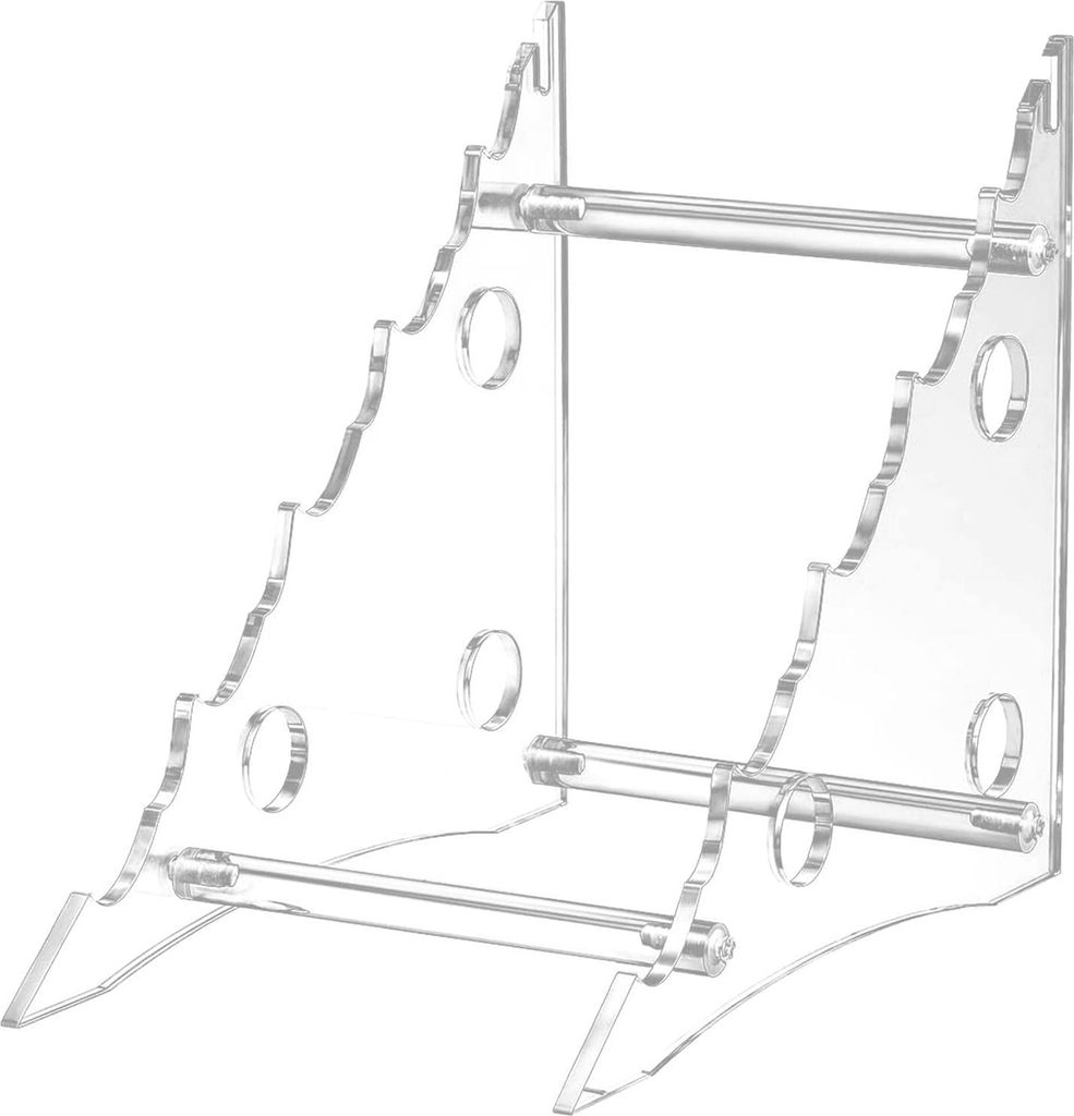 Klarer Acryl-Ausstellungsständer für Ausstecher, 4-lagig, abnehmbarer Schrank, Arbeitsplatte, Outdoor-Tasche, Obstausstecherhalter, Organizer, La...