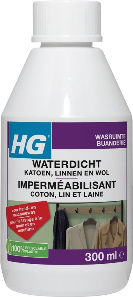 HG Imprägniermittel Baumwolle für Leinen, Wolle & Mischtextilien 300 ml - 1 Stück