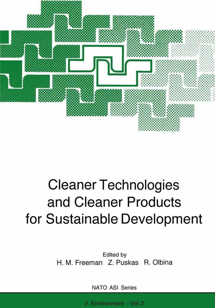 Cleaner Technologies and Cleaner Products for Sustainable Development