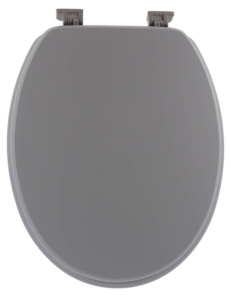 Wc-deckel mdf 18 zoll kunststoffbefestigungen - grau - Tendance