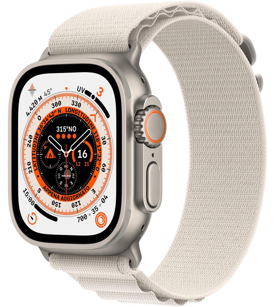 Apple Watch Ultra 4G 49mm Titan/Alpine polarstern S Produktbild 