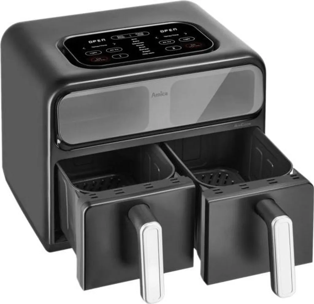 Air Fryer Amica AFM 7020 Double Bac pour Cuisiner sans Huile 8L