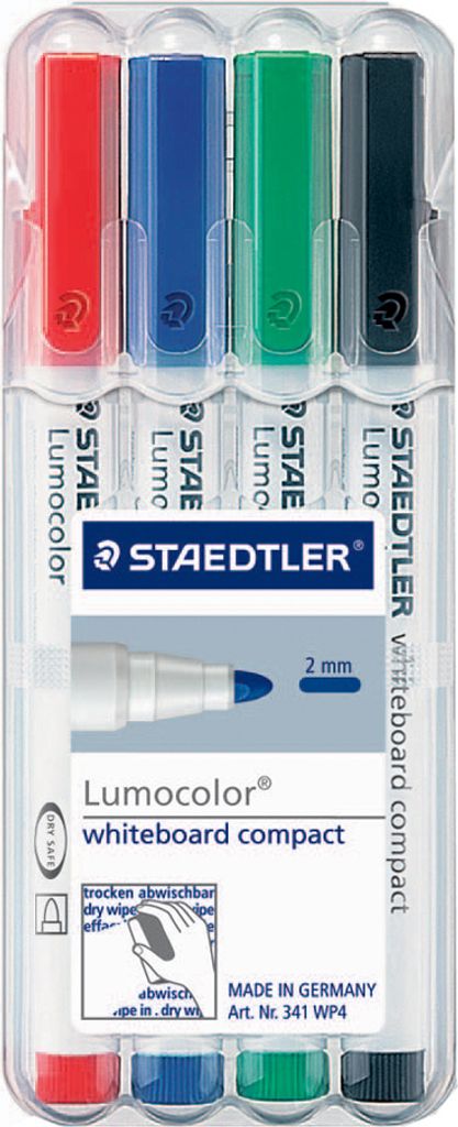 STAEDTLER Lumocolor Whiteboard Marker 4er Set