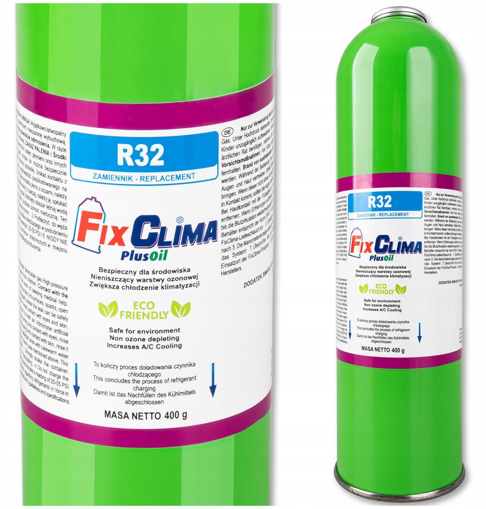 Gas zum Befüllen von Klimaanlagen (R32) - Fixclima Produktbild 