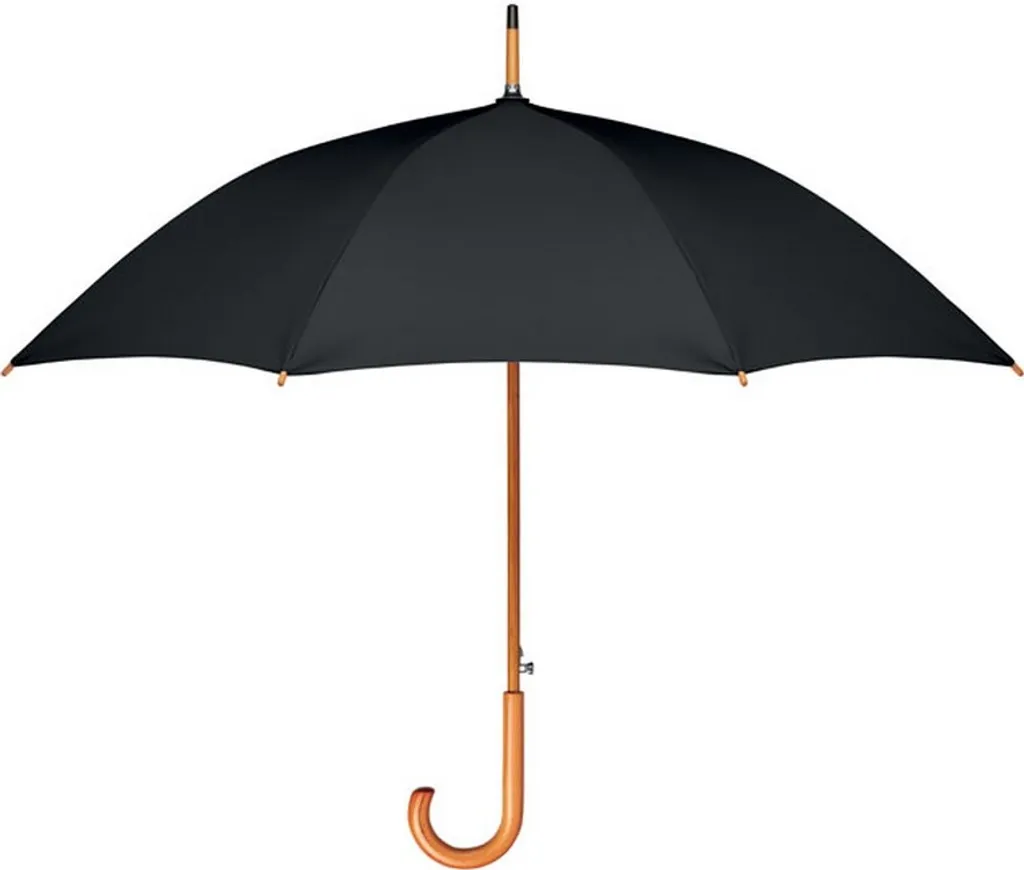 MidOcean MO417 Cumuli: L'Ombrello in rPET Nero per uno Stile Conscious