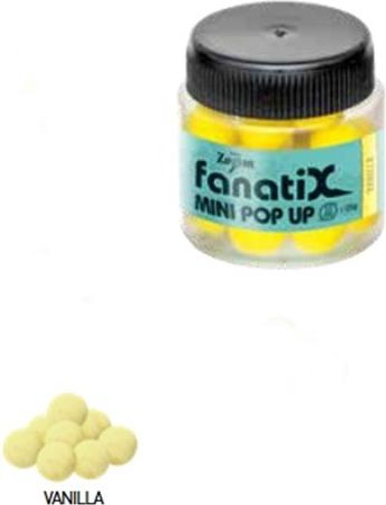 CarpZoom Mini Pop Up Fanati-X 10mm 25g Vanilla Produktbild 