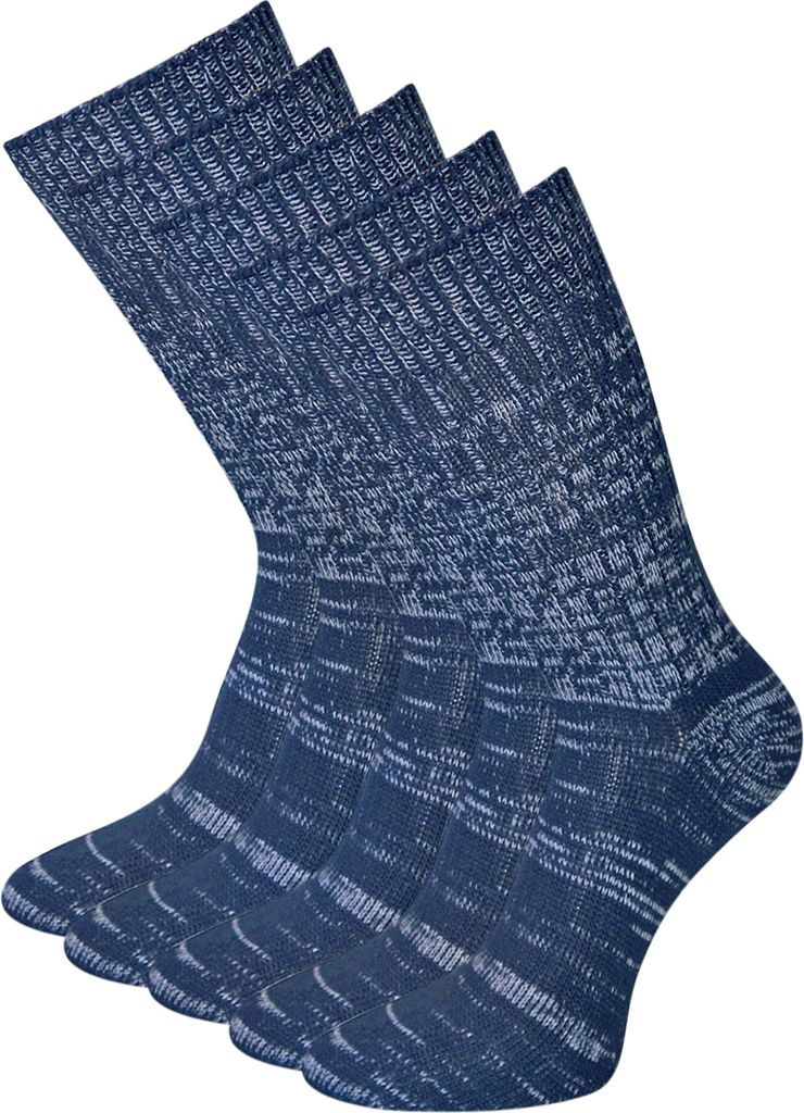 KB Jeans Socken Damen Socken Baumwollsocken ohne Gummi 5 Paar Größe 35-38