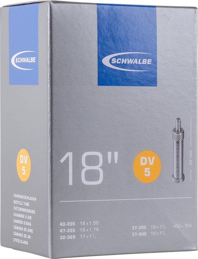 Schwalbe Schlauch DV5 32mm (18") 32/47-355/400