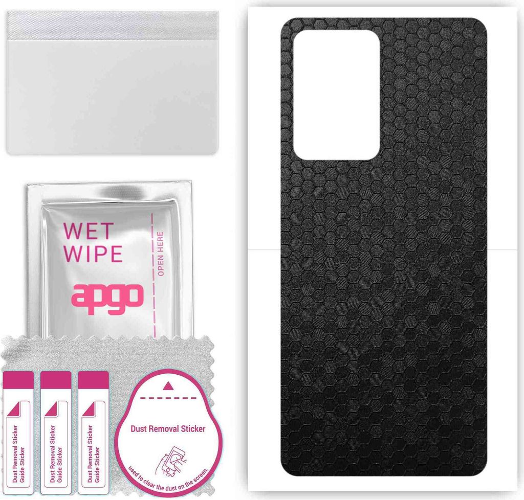 apgo Rückseite Schutzfolie, Skin, kompatibel mit Xiaomi 13 Lite, Hinten Displayschutzfolie aus Vinylfolie, kratzfest, einfache Montage - Schwarze ...