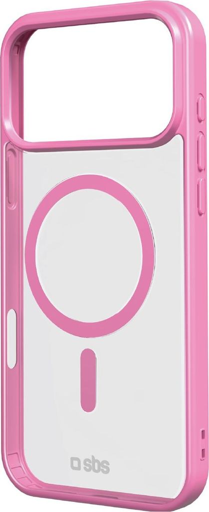 SBS iPhone 17 Pro Max Hülle – Pink, MagSafe, kratzresistent
