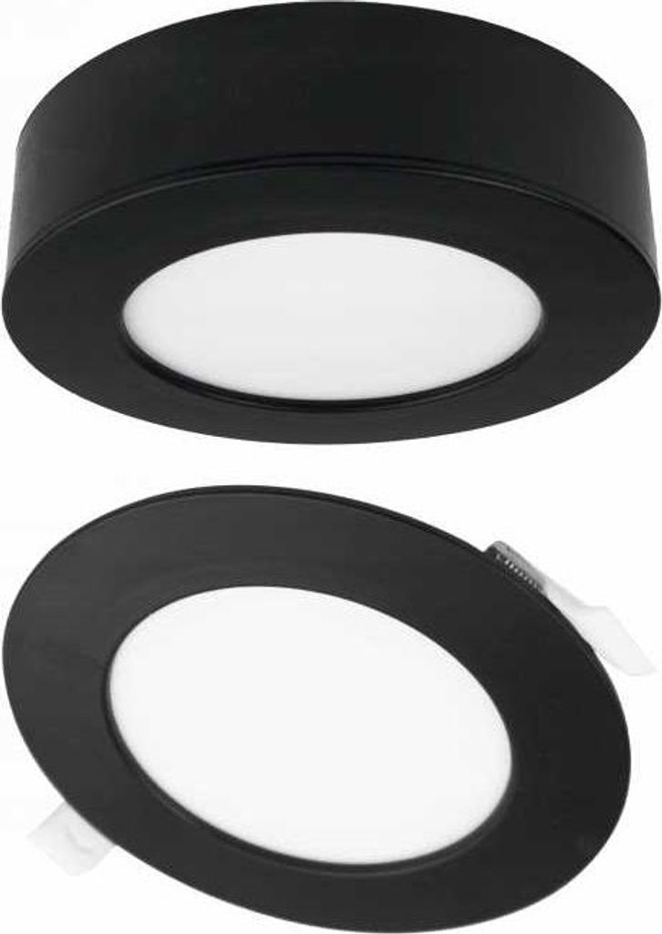 LED Downlight CCT 2in1 6W Schwarz IP20