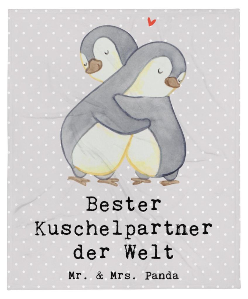 Mr. & Mrs. Panda Bettdecke Pinguin Bester Kuschelpartner Produktbild 