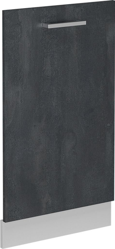 Geschirrspülblende Vicco R-Line Schwarz Beton 45 cm ohne Produktbild 